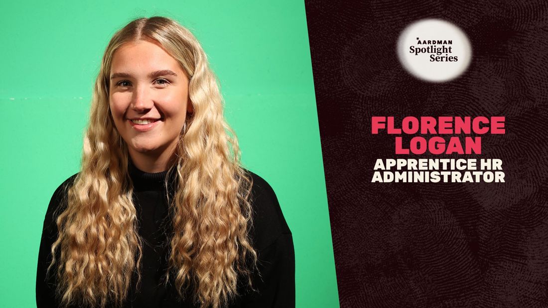 Aardman Spotlight Series with Apprentice HR Administrator Florence Logan